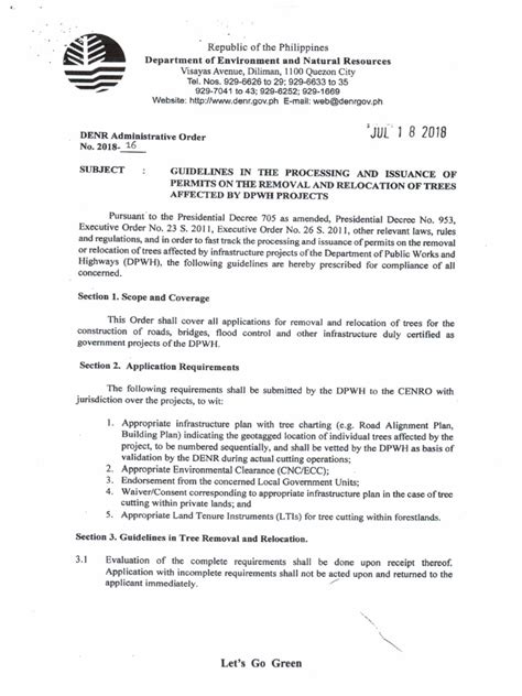 dao 2018-16|DENR Administrative Orders – elibrary.